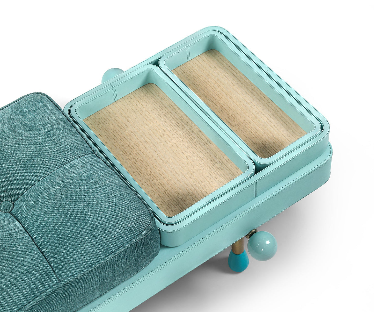Roe Bench, Aqua