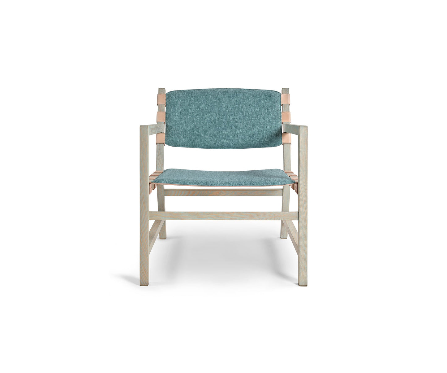 Sork Lounge Chair, Distressed Aqua 02