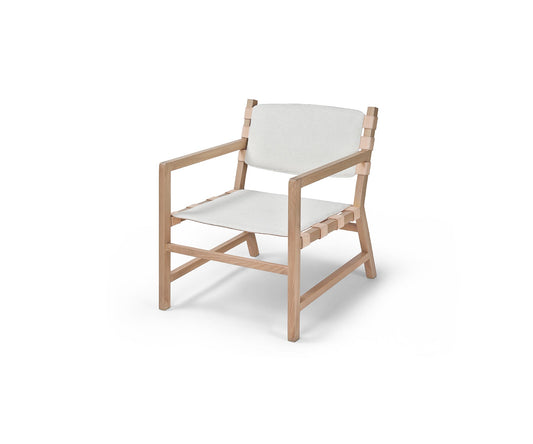 Sork Lounge Chair, Distressed Neutral